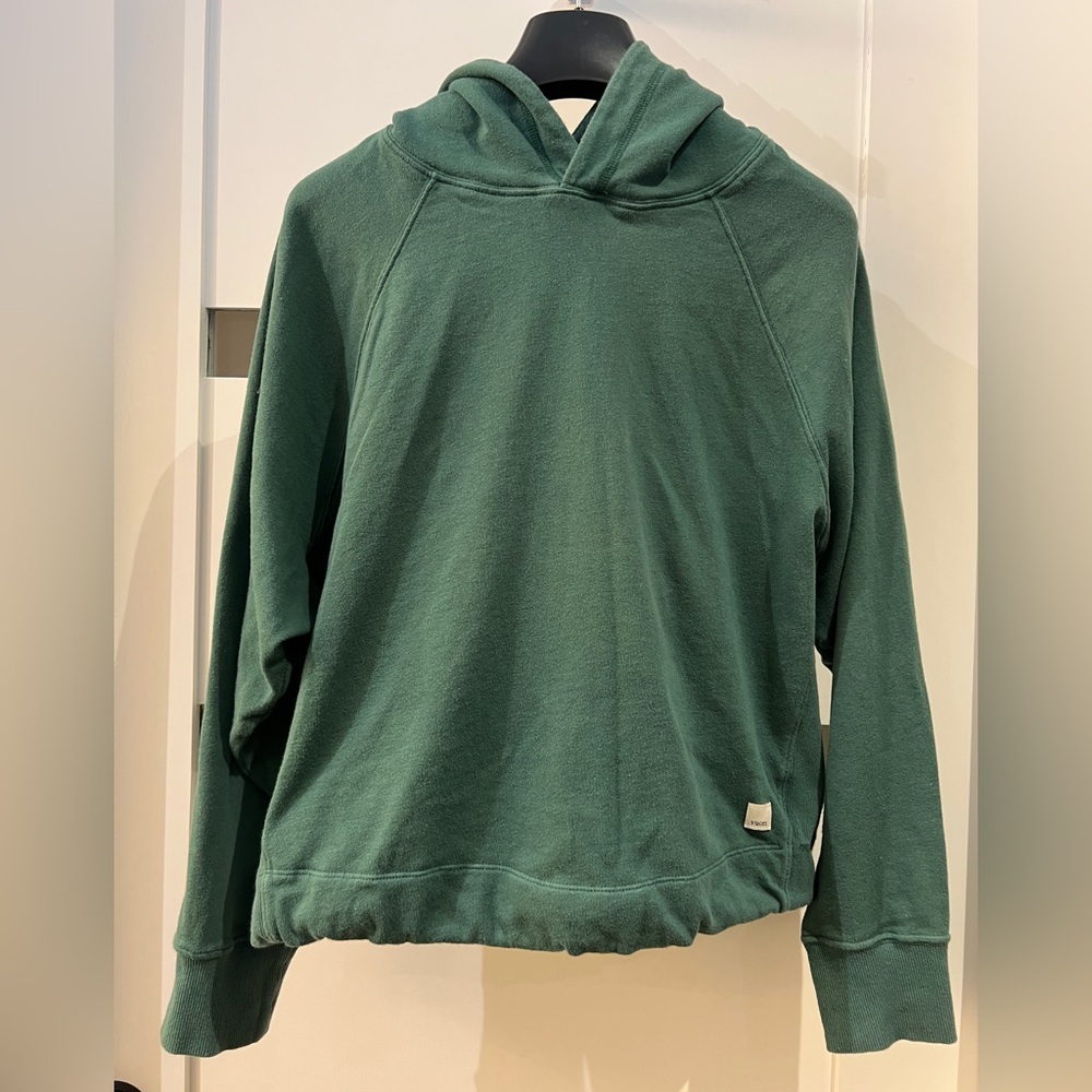 Vuori Sunnyside 100% Cotton French Terry Hoodie Cactus Women's XL - Picture 2 of 11